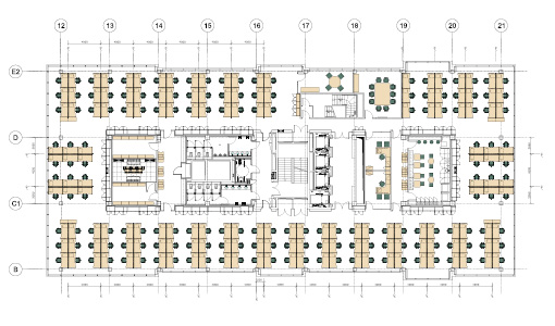 D4B Studio Architects Notting Hill, London - Office Layout